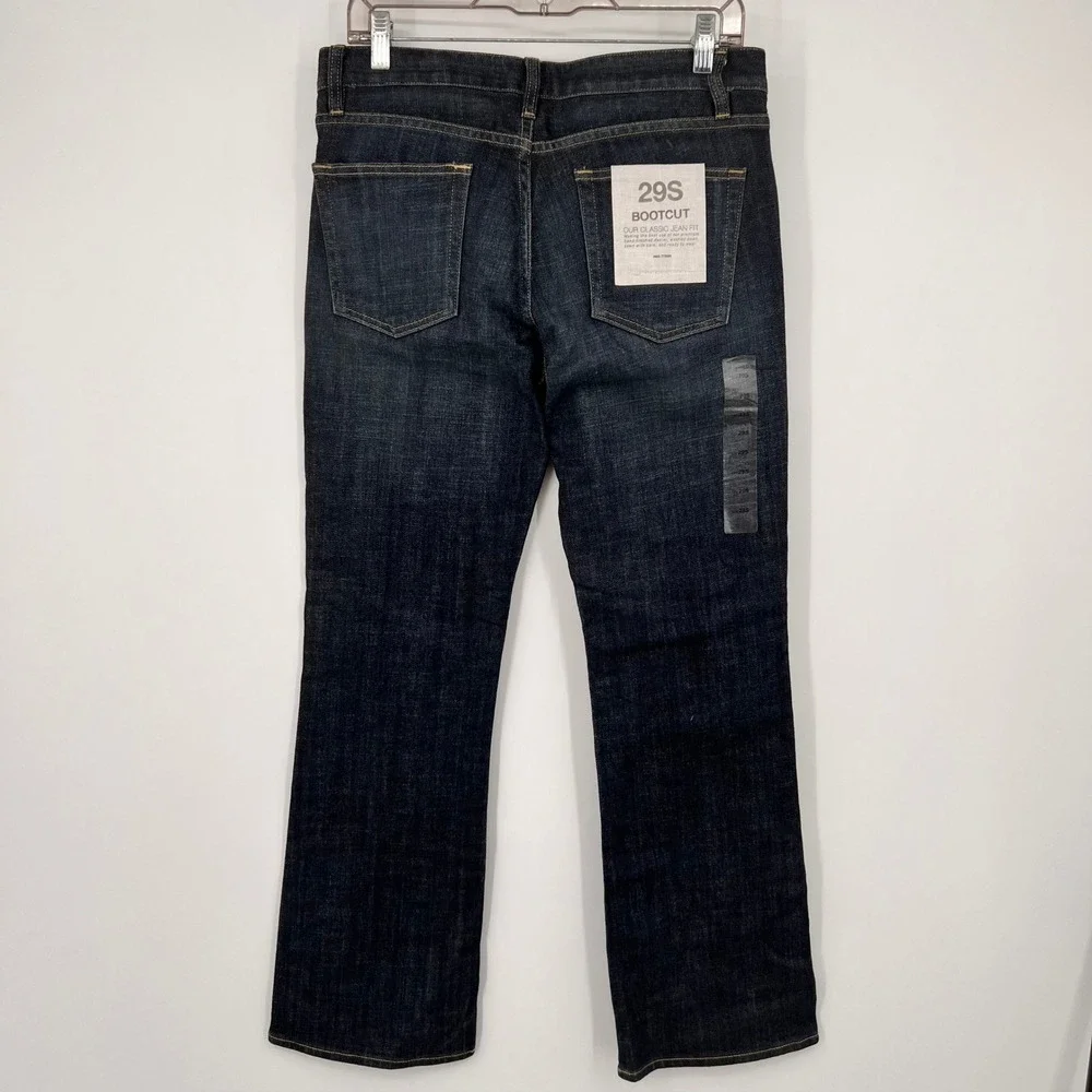 J.Crew Factory Bootcut Jeans Dark Wash Indigo Stretch Denim 29S 97488‎